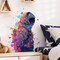 Astronaut Wall Decals – Colorful Smoke Peel & Stick Stickers for Kids’ Room & Nursery
